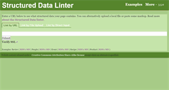 Desktop Screenshot of linter.structured-data.org