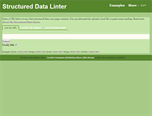 Tablet Screenshot of linter.structured-data.org